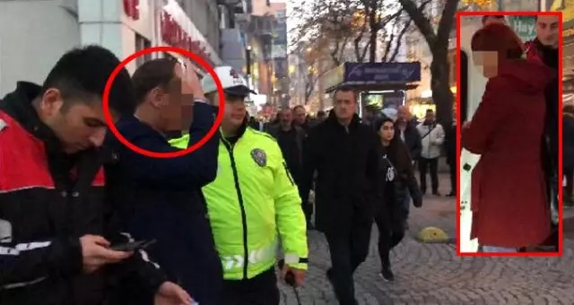 Takip edildiğini sanan kadın ortalığı birbirine kattı Takip edildiğini sanan kadın ortalığı birbirine kattı