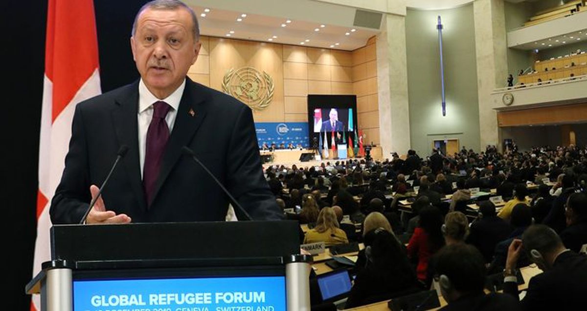 Erdoğan'dan Cenevre'de dikkat çeken çıkış: Dünyanın devleri sadece gülücük atıyor