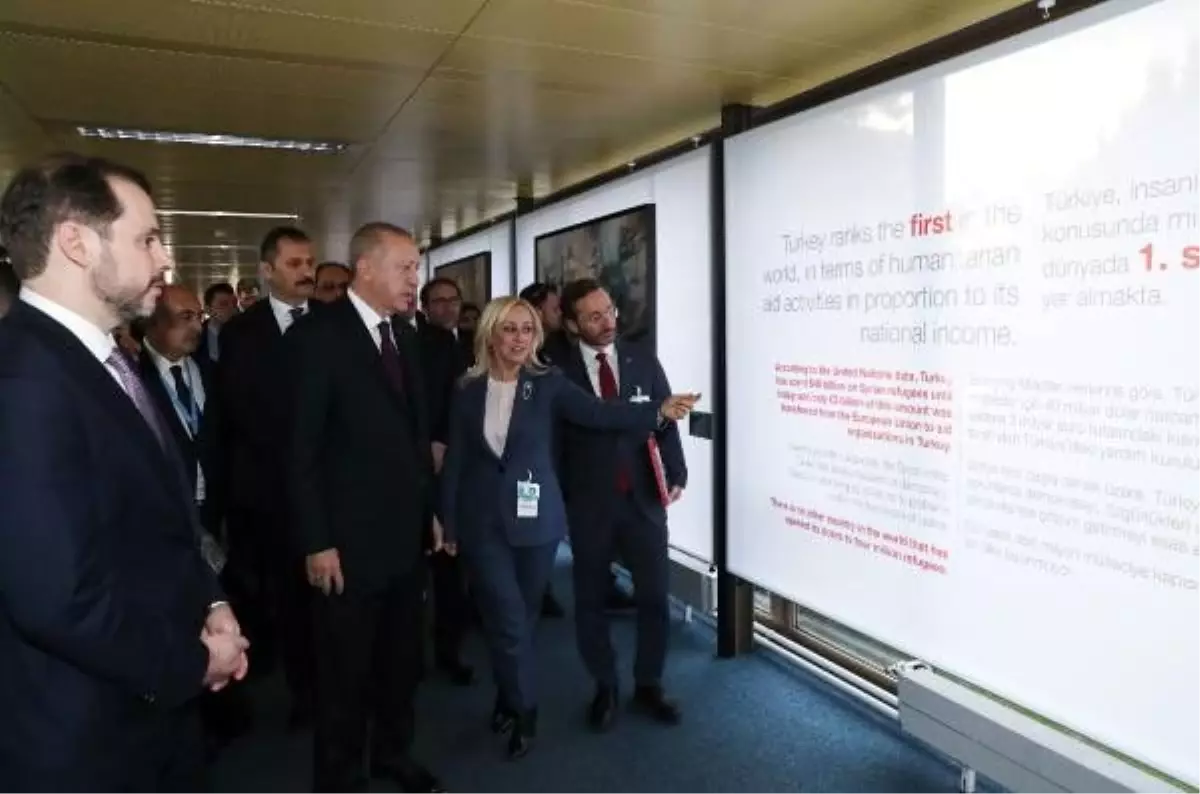 Erdoğan, İsviçre'de 'Hayat Devam Ediyor, Sanat Devam Ediyor' başlıklı sergiyi ziyaret etti