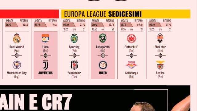 İtalyan basını Başakşehir yerine Beşiktaş logosunu kullandı!