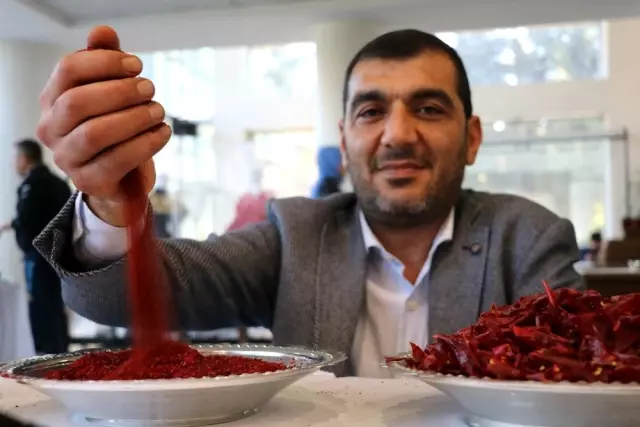 Kahramanmaraş'ta biber yeme yarışması Kahramanmaraş'ta biber yeme yarışması