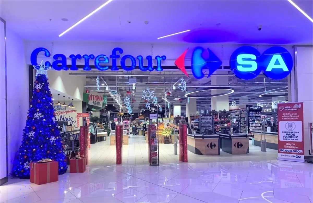 Marketleri yılbaşı heyecanı sardı