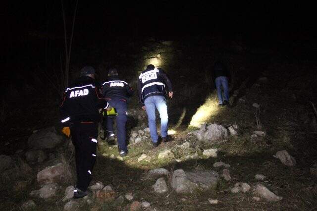 Dere yatağından gelen kadın çığlıkları polisi alarma geçirdi
