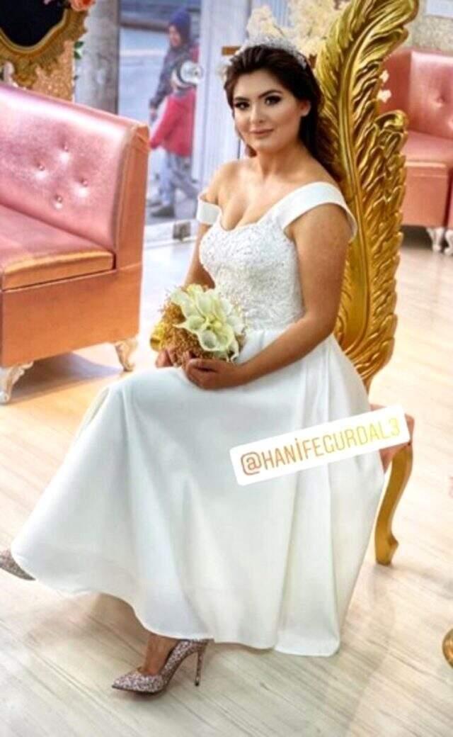 Fenomen gelin adayı Hanife Gürdal, sevgilisi Kemal Ayvaz ile evlendi