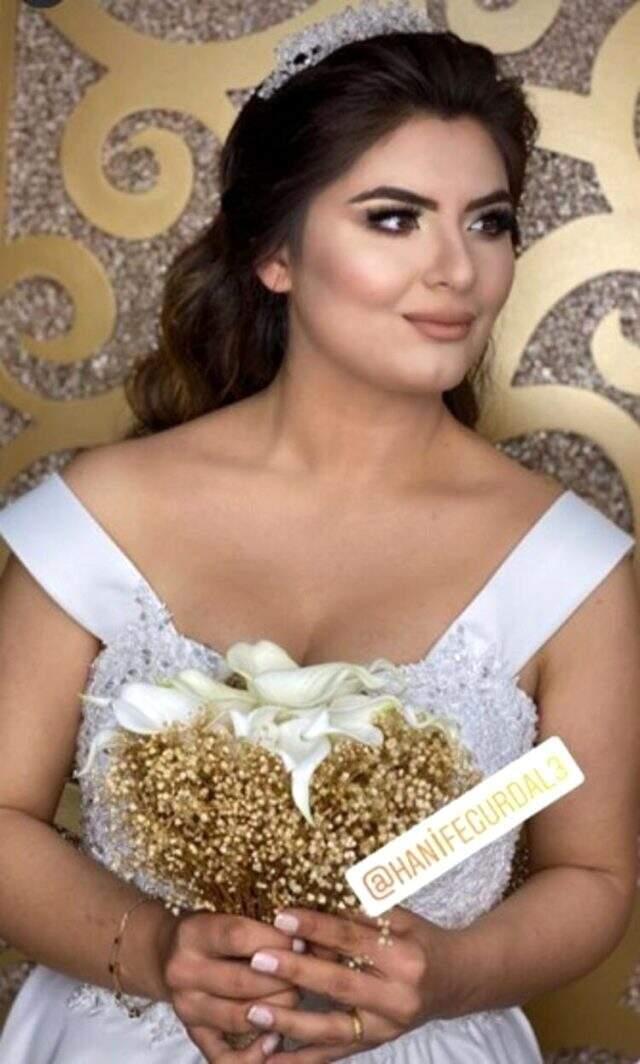 Fenomen gelin adayı Hanife Gürdal, sevgilisi Kemal Ayvaz ile evlendi