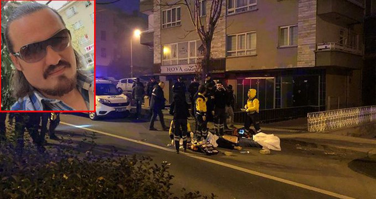 Krize giren polis, eşinden kıskandığı kişiye sokak ortasında kurşun yağdırdı