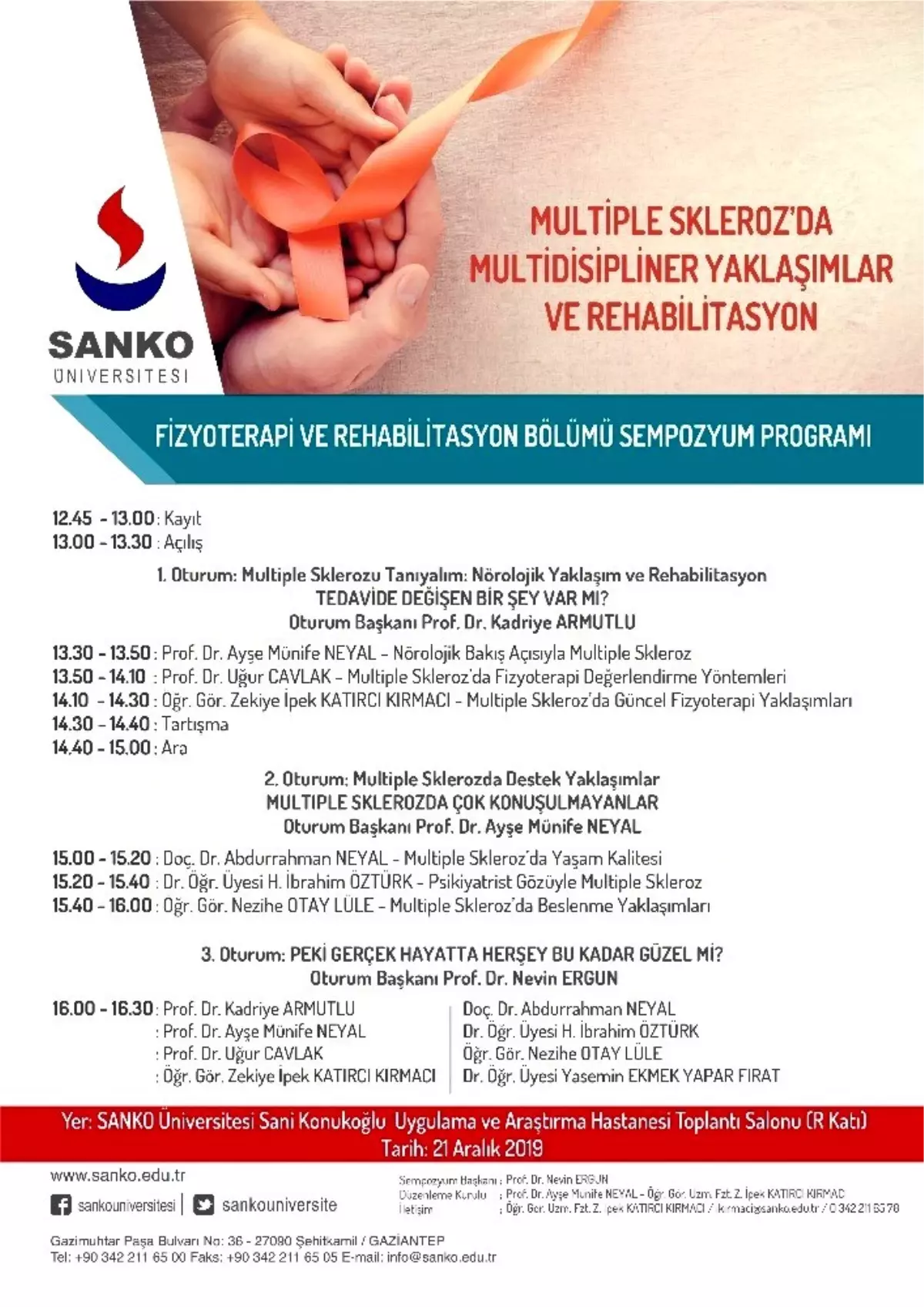 SANKO Üniversitesi'nde bilimsel toplantı