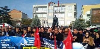 Aksaray'da Doğu Türkistan'da yaşanan Çin zulmü protesto edildi