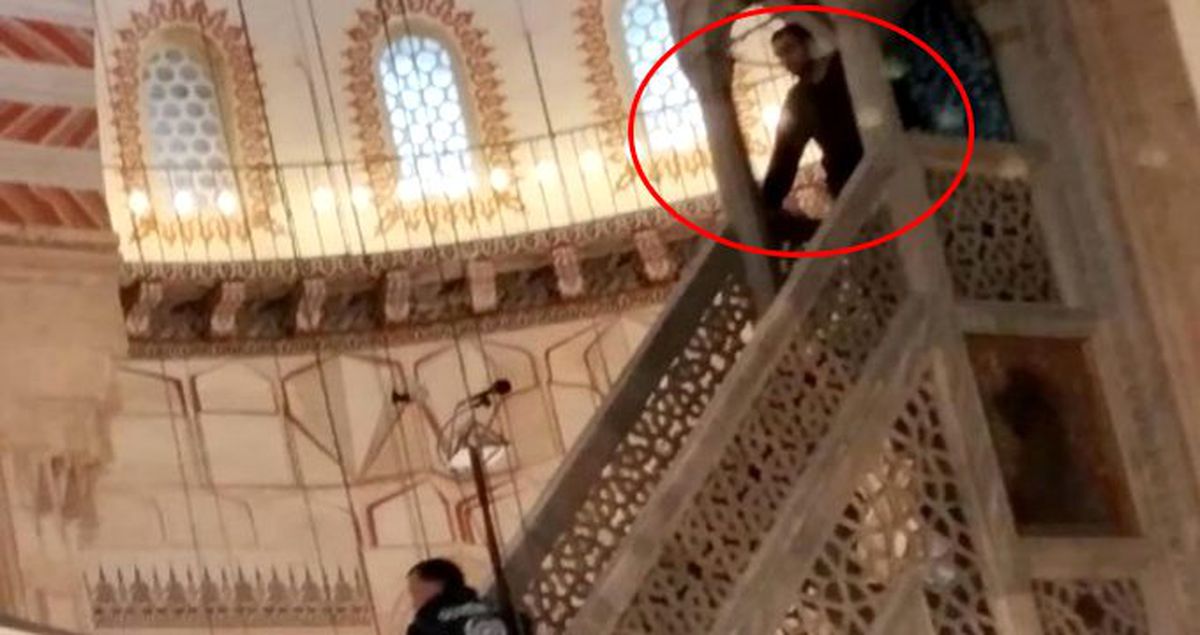 Cuma namazı öncesi Selimiye'de kriz! Mimbere çıkıp 'Bu cami bana ait' diye bağırdı