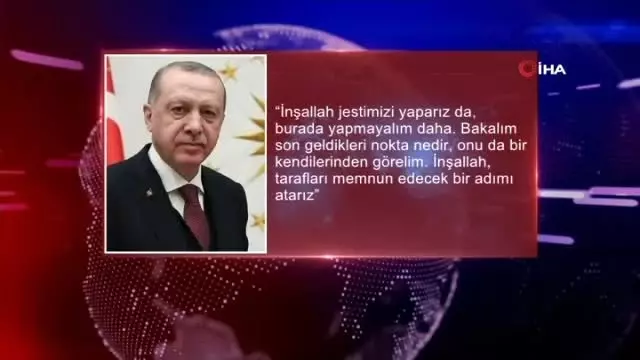 Cumhurbaşkanı Erdoğan: Bizim de yaptırımlarımız olacaktır