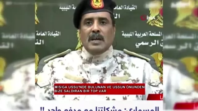 Hafter'den acı itiraf Trablus'a girmemizi bir Türk topu engelliyor