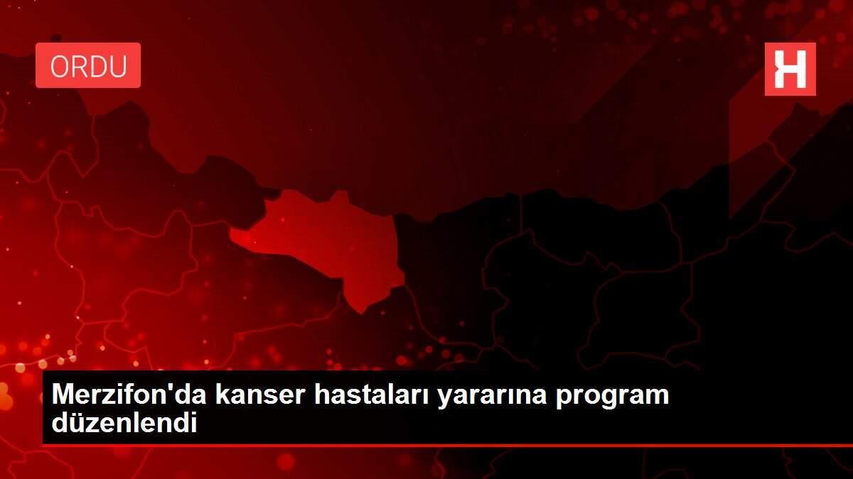 Merzifon'da kanser hastaları yararına program düzenlendi