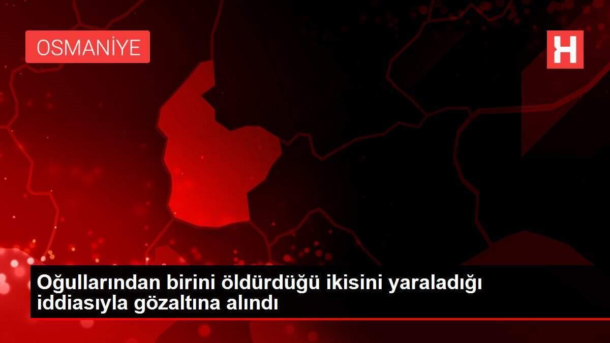 Oğullarından birini öldürdüğü ikisini yaraladığı iddiasıyla gözaltına alındı