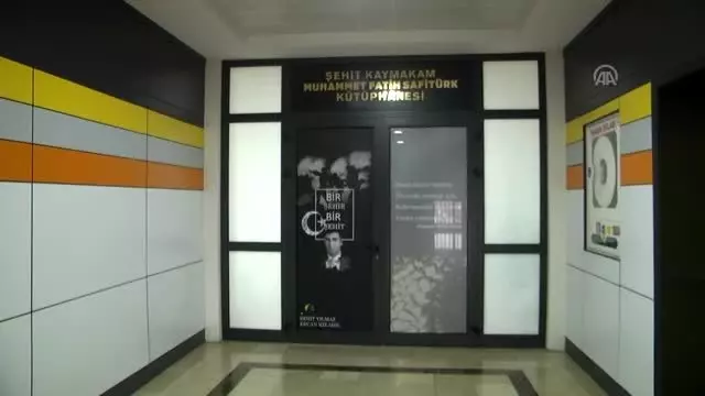 Şehit Kaymakam Safitürk'ün adı okul kütüphanesine verildi Şehit Kaymakam Safitürk'ün adı okul kütüphanesine verildi
