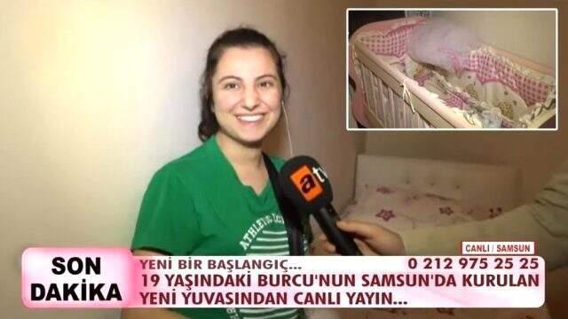 11 aylık bebeğiyle ortada kalan 19 yaşındaki kadına hayırseverlerden ev sürprizi