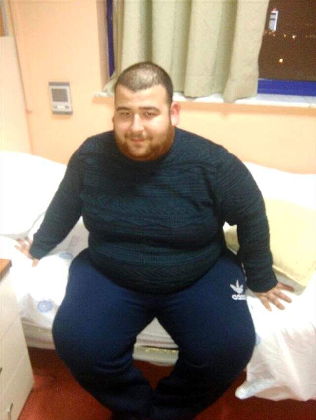 Askere gidebilmek için 110 kilo verdi