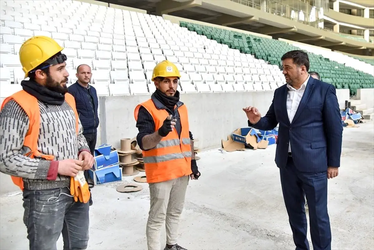 Çotanak Stadı mart ayında tamamlanacak