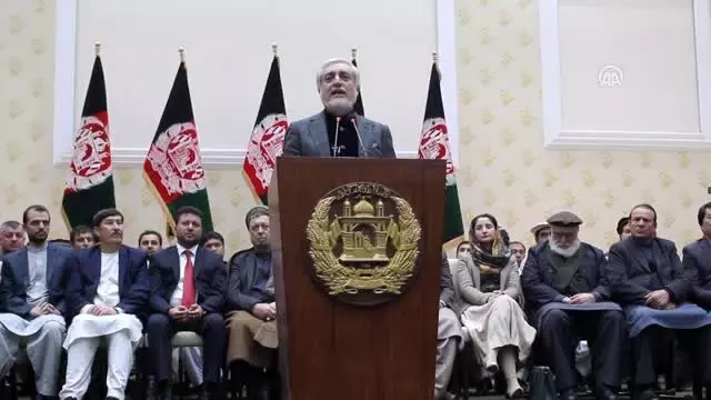 Afganistan'da cumhurbaşkanı adayı Abdullah'tan seçim sonuçlarına tepki (2) Afganistan'da cumhurbaşkanı adayı Abdullah'tan seçim sonuçlarına tepki (2)