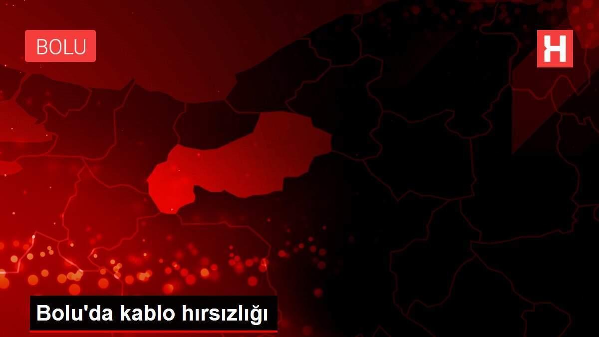 Bolu'da kablo hırsızlığı