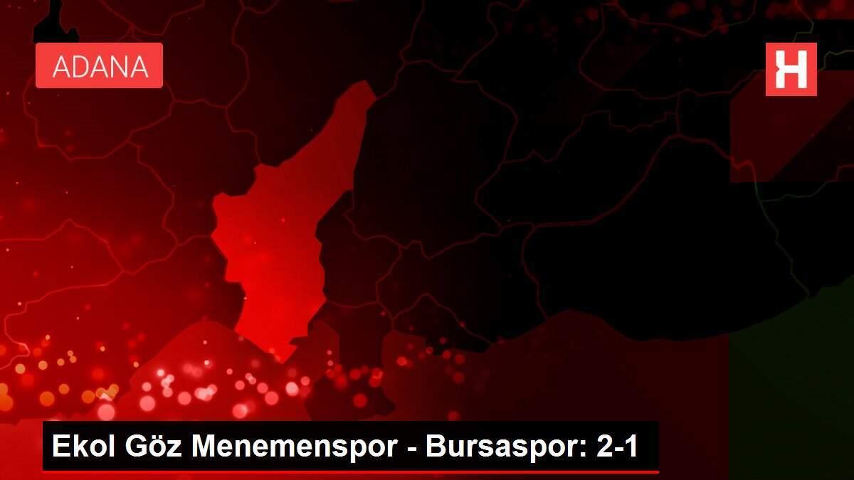 Ekol Göz Menemenspor - Bursaspor: 2-1