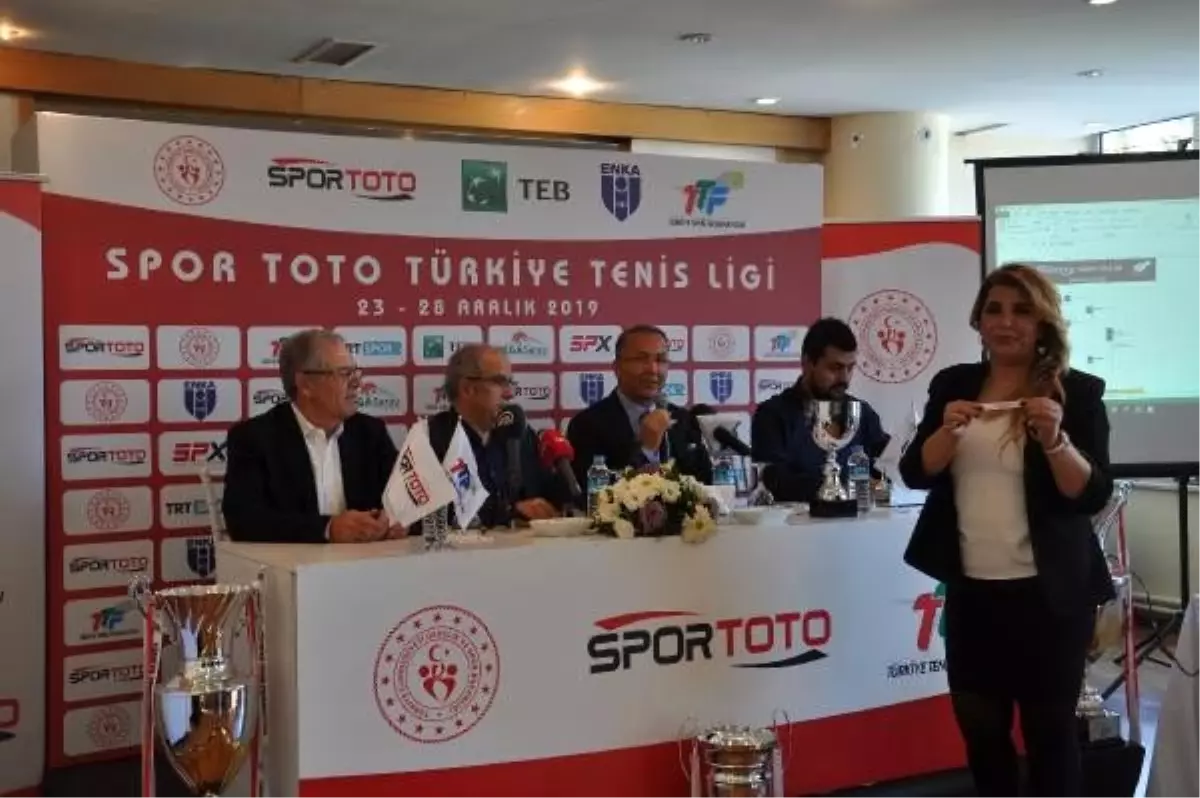 Spor Toto Türkiye Tenis Ligi'nin kura çekimi yapıldı