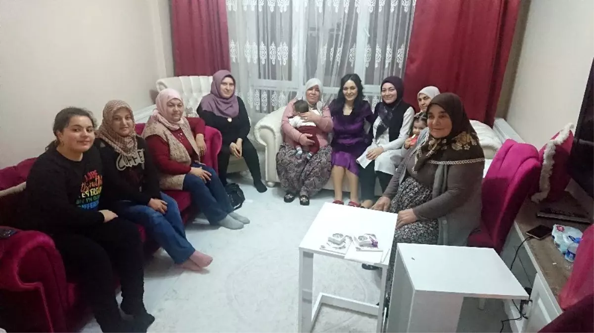 AK Partili kadınlardan hoş geldin bebek ziyareti