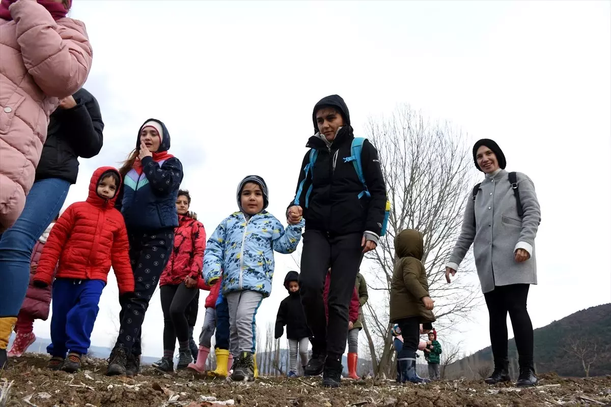 Büyükşehrin stresinden uzaklaşıp Bilecik'te köy hayatının tadına vardılar