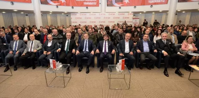 İş dünyası ve yargı camiası BTSO'da buluştu İş dünyası ve yargı camiası BTSO'da buluştu