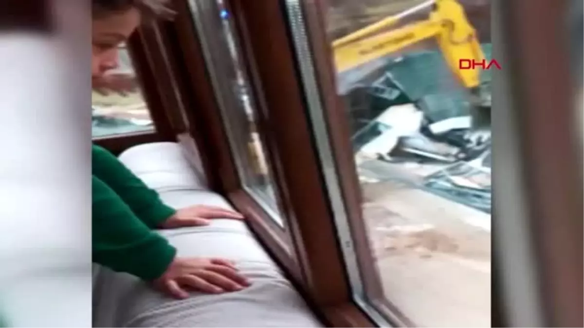 Trabzon uzungöl'de kaçak yapıların yıkımına başlandı