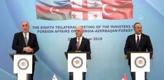 Türkiye-Gürcistan-Azerbaycan Dışişleri Bakanları ortak basın toplantısı - Elmar Memmedyarov