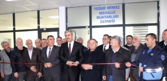Yozgat Belediyesi'nden muhtarlara yeni yer