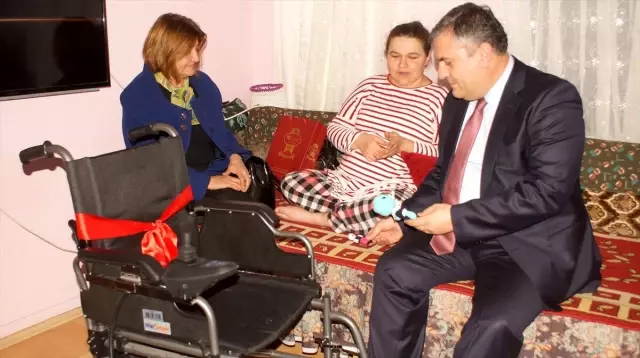 Akülü tekerlekli sandalye hayali gerçek oldu