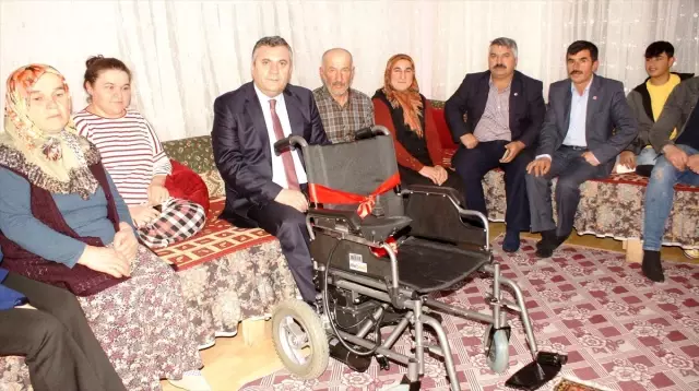Akülü tekerlekli sandalye hayali gerçek oldu