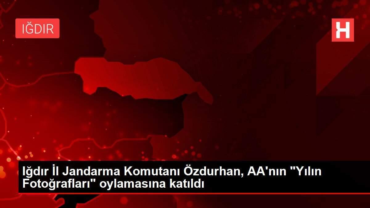 Iğdır İl Jandarma Komutanı Özdurhan, AA'nın 'Yılın Fotoğrafları' oylamasına katıldı