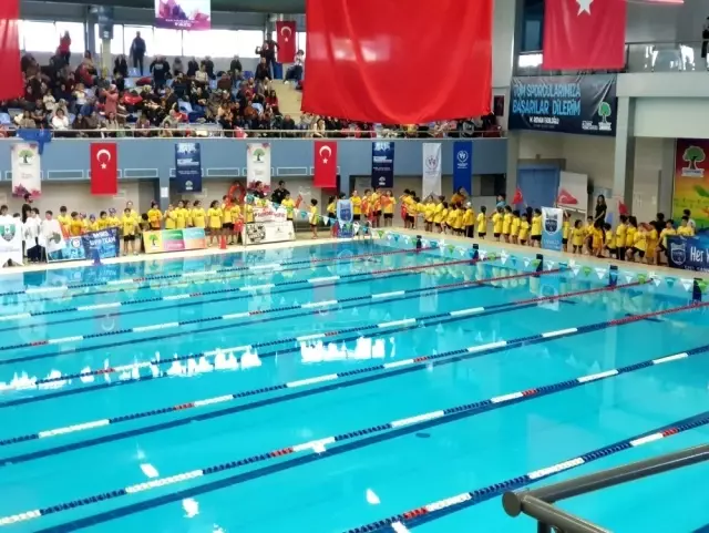 SANKOLU yüzücüler Kurtuluş Kupası için kulaç attı
