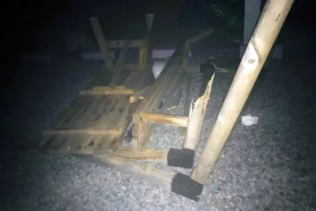 Şiddetli rüzgar Gümüşhane'de de etkili oldu Şiddetli rüzgar Gümüşhane'de de etkili oldu
