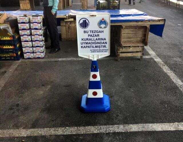 Vatandaşı memnun eden uygulama! Üslup kuralına uymayan pazarcının tezgahı kapatılıyor