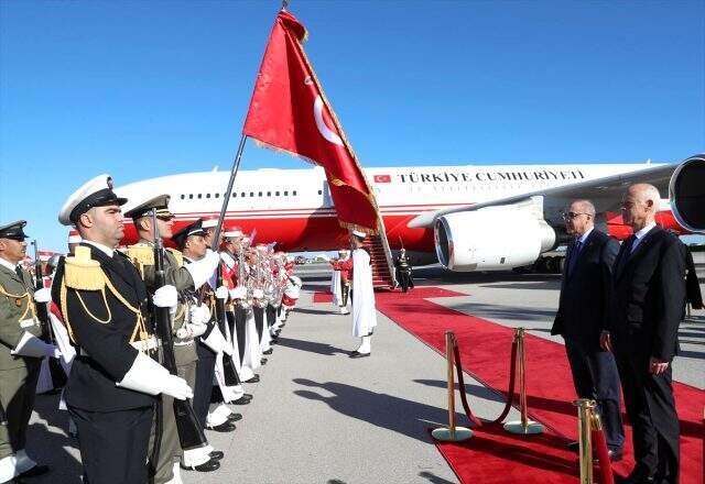 Cumhurbaşkanı Erdoğan, Tunus Cumhurbaşkanı Said'le görüştü