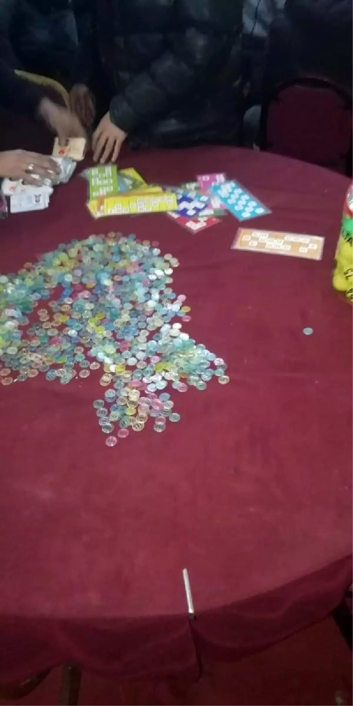 Malatya'da, kumar ve tombala operasyonu