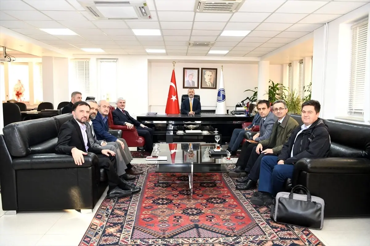 Rektör Savaşan'a ziyaret