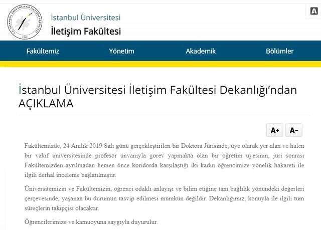 Üniversitede kıyafet tartışması! Öğretim görevlisinin öğrenciye 'Burası pavyon değil' dediği iddia edildi