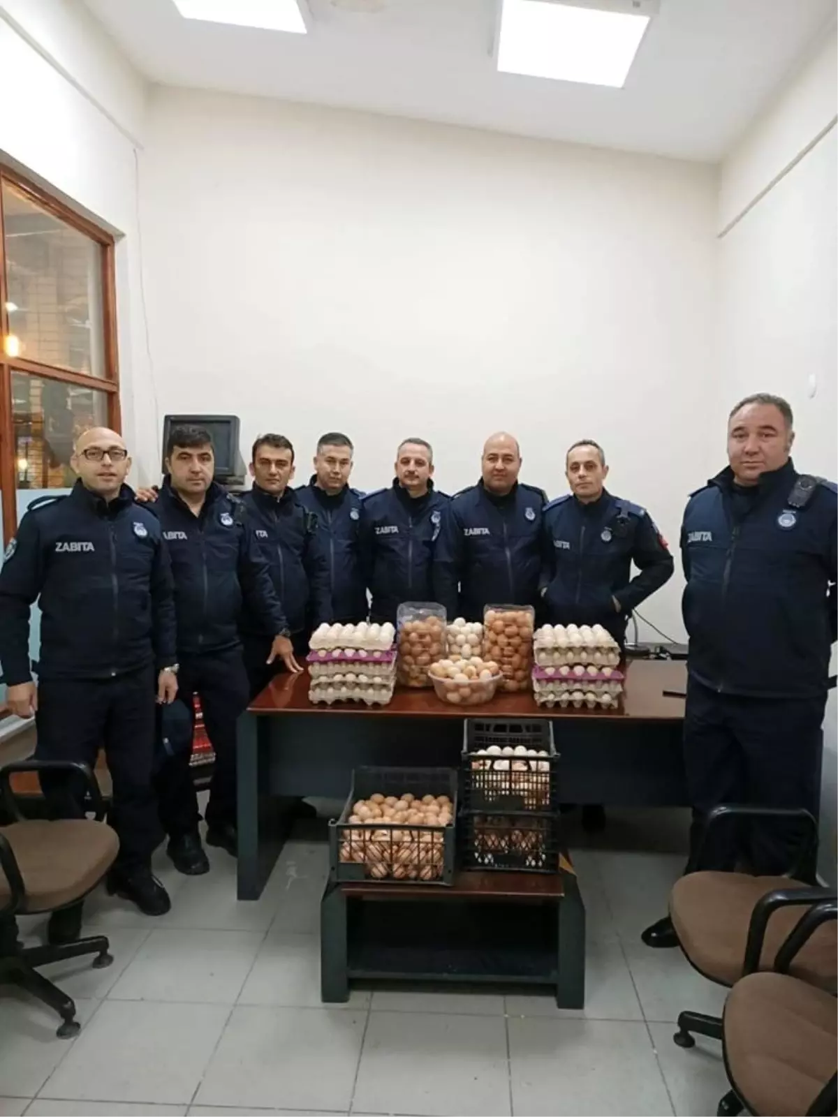 Zabıta ekipleri bu defa köy yumurtalarını denetledi