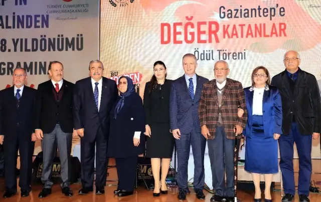 Gaziantep'e değer katanlar ödüllendirildi