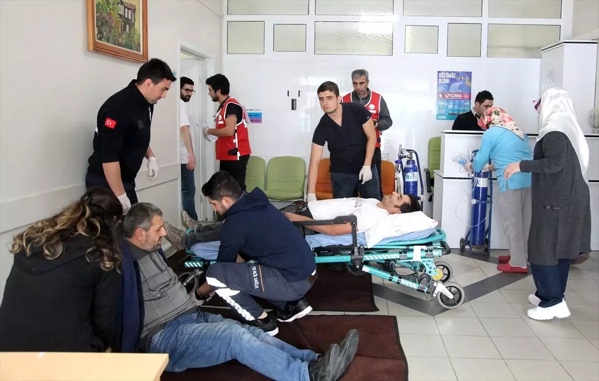 Bozkurt Devlet Hastanesinde HAP tatbikatı yapıldı