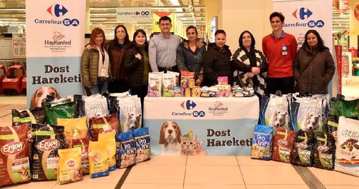 CarrefourSA'dan minik dostlara mama desteği