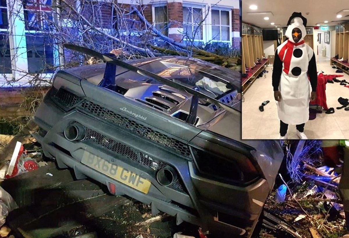 Michail Antoino lüks aracıyla kaza yaptı