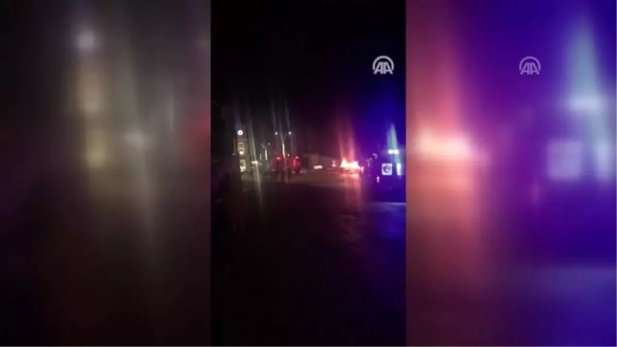 Otomobil duvara çarptı: 1 yaralı