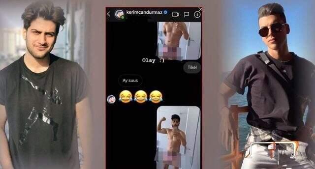 Reynmen'in Kerimcan Durmaz'a yarı çıplak fotoğraf attığı iddia edildi
