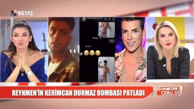 Reynmen'in Kerimcan Durmaz'a yarı çıplak fotoğraf attığı iddia edildi