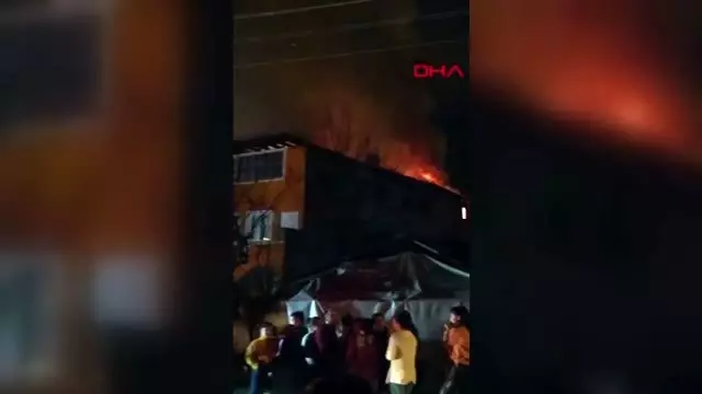 Tokat'ta korkutan yangın Tokat'ta korkutan yangın